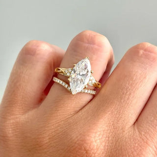 Round Halo, Pave & Split Shank Engagement Ring – 1.93 CT Lab Grown Diamond