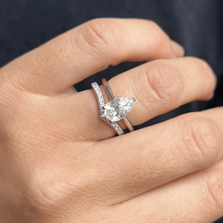 Round Halo, Pave & Split Shank Engagement Ring – 1.93 CT Lab Grown Diamond