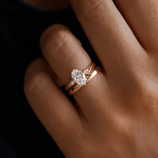 Round Halo, Pave & Split Shank Engagement Ring – 1.93 CT Lab Grown Diamond