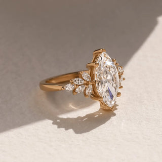Round Halo, Pave & Split Shank Engagement Ring – 1.93 CT Lab Grown Diamond