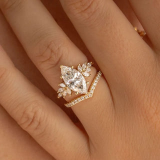 Round Halo, Pave & Split Shank Engagement Ring – 1.93 CT Lab Grown Diamond