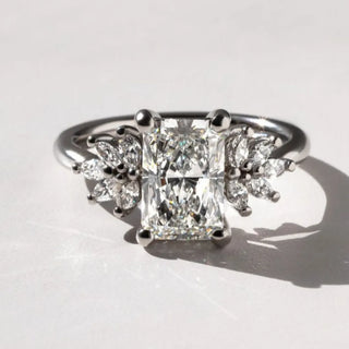 Round Halo, Pave & Split Shank Engagement Ring – 1.93 CT Lab Grown Diamond