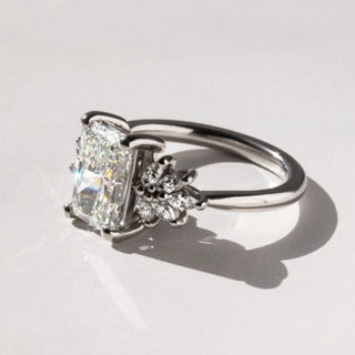 Round Halo, Pave & Split Shank Engagement Ring – 1.93 CT Lab Grown Diamond
