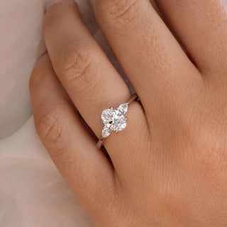 Round Halo, Pave & Split Shank Engagement Ring – 1.93 CT Lab Grown Diamond