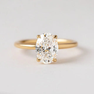 Round Halo, Pave & Split Shank Engagement Ring – 1.93 CT Lab Grown Diamond