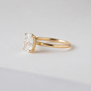 Round Halo, Pave & Split Shank Engagement Ring – 1.93 CT Lab Grown Diamond