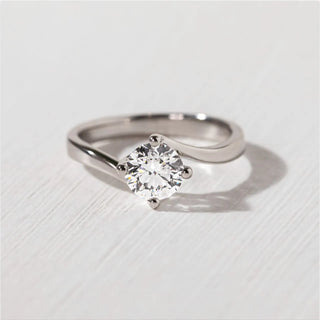 Round Halo, Pave & Split Shank Engagement Ring – 1.93 CT Lab Grown Diamond
