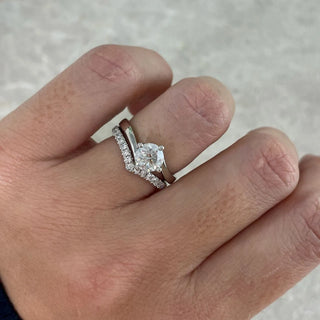 Round Halo, Pave & Split Shank Engagement Ring – 1.93 CT Lab Grown Diamond