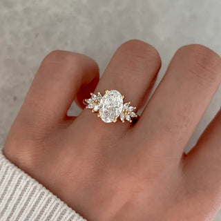 Round Halo, Pave & Split Shank Engagement Ring – 1.93 CT Lab Grown Diamond