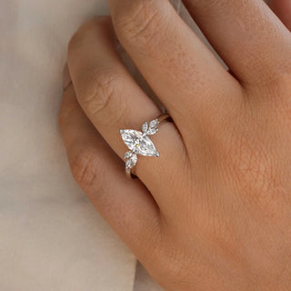 Round Halo, Pave & Split Shank Engagement Ring – 1.93 CT Lab Grown Diamond