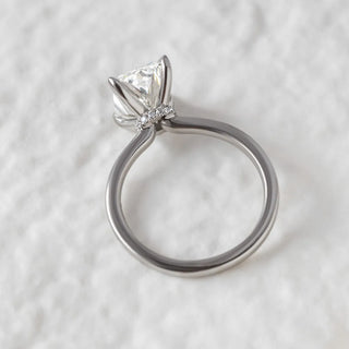 Round Halo, Pave & Split Shank Engagement Ring – 1.93 CT Lab Grown Diamond