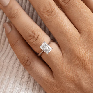 Round Halo, Pave & Split Shank Engagement Ring – 1.93 CT Lab Grown Diamond