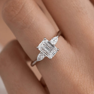 Round Halo, Pave & Split Shank Engagement Ring – 1.93 CT Lab Grown Diamond