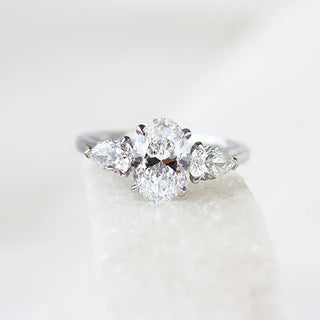 Round Halo, Pave & Split Shank Engagement Ring – 1.93 CT Lab Grown Diamond