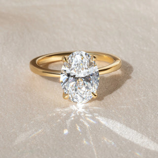 Round Halo, Pave & Split Shank Engagement Ring – 1.93 CT Lab Grown Diamond