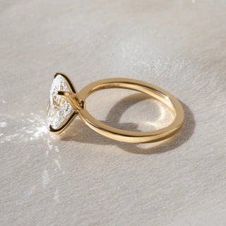 Round Halo, Pave & Split Shank Engagement Ring – 1.93 CT Lab Grown Diamond