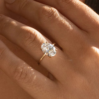 Round Halo, Pave & Split Shank Engagement Ring – 1.93 CT Lab Grown Diamond