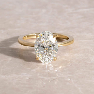 Round Halo, Pave & Split Shank Engagement Ring – 1.93 CT Lab Grown Diamond