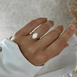 Round Halo, Pave & Split Shank Engagement Ring – 1.93 CT Lab Grown Diamond