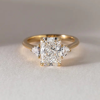 Round Halo, Pave & Split Shank Engagement Ring – 1.93 CT Lab Grown Diamond