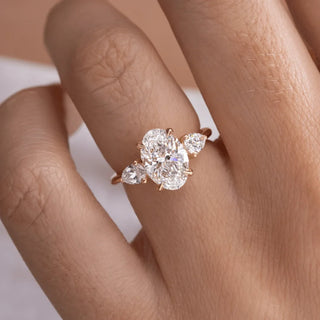 Round Halo, Pave & Split Shank Engagement Ring – 1.93 CT Lab Grown Diamond