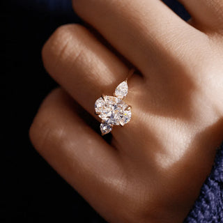 Round Halo, Pave & Split Shank Engagement Ring – 1.93 CT Lab Grown Diamond