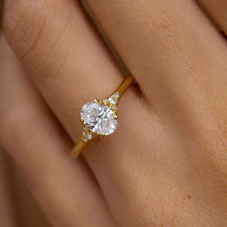 Round Halo, Pave & Split Shank Engagement Ring – 1.93 CT Lab Grown Diamond