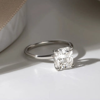 Round Halo, Pave & Split Shank Engagement Ring – 1.93 CT Lab Grown Diamond