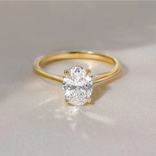 Round Halo, Pave & Split Shank Engagement Ring – 1.93 CT Lab Grown Diamond