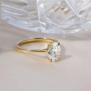 Round Halo, Pave & Split Shank Engagement Ring – 1.93 CT Lab Grown Diamond