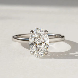 Round Halo, Pave & Split Shank Engagement Ring – 1.93 CT Lab Grown Diamond