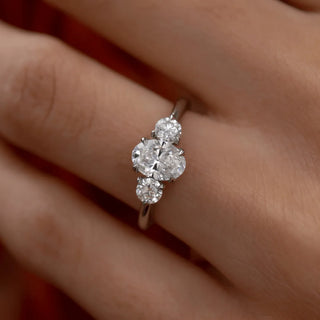 Round Halo, Pave & Split Shank Engagement Ring – 1.93 CT Lab Grown Diamond