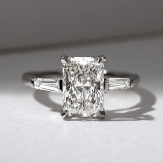 Round Halo, Pave & Split Shank Engagement Ring – 1.93 CT Lab Grown Diamond