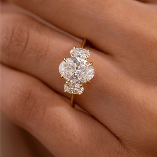 Round Halo, Pave & Split Shank Engagement Ring – 1.93 CT Lab Grown Diamond