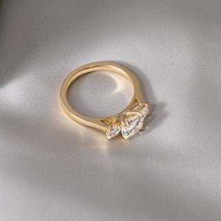 Round Halo, Pave & Split Shank Engagement Ring – 1.93 CT Lab Grown Diamond