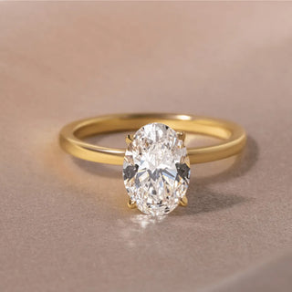 Round Halo, Pave & Split Shank Engagement Ring – 1.93 CT Lab Grown Diamond