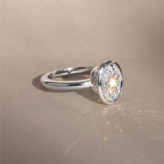 Round Halo, Pave & Split Shank Engagement Ring – 1.93 CT Lab Grown Diamond
