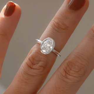 Round Halo, Pave & Split Shank Engagement Ring – 1.93 CT Lab Grown Diamond