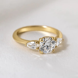 Round Halo, Pave & Split Shank Engagement Ring – 1.93 CT Lab Grown Diamond