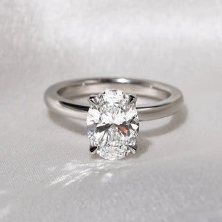 Round Halo, Pave & Split Shank Engagement Ring – 1.93 CT Lab Grown Diamond