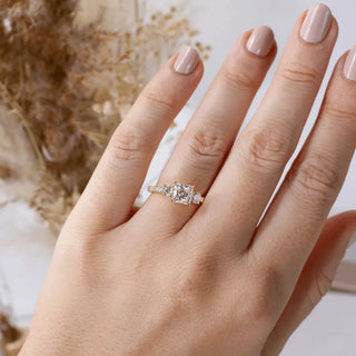 Round Halo, Pave & Split Shank Engagement Ring – 1.93 CT Lab Grown Diamond