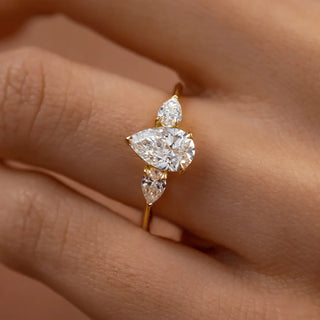 Round Halo, Pave & Split Shank Engagement Ring – 1.93 CT Lab Grown Diamond