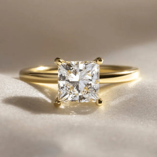 Round Halo, Pave & Split Shank Engagement Ring – 1.93 CT Lab Grown Diamond