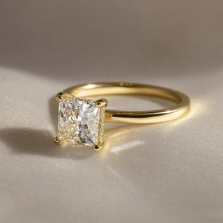 Round Halo, Pave & Split Shank Engagement Ring – 1.93 CT Lab Grown Diamond