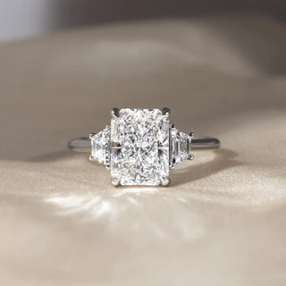 Round Halo, Pave & Split Shank Engagement Ring – 1.93 CT Lab Grown Diamond