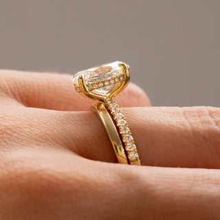 Round Halo, Pave & Split Shank Engagement Ring – 1.93 CT Lab Grown Diamond