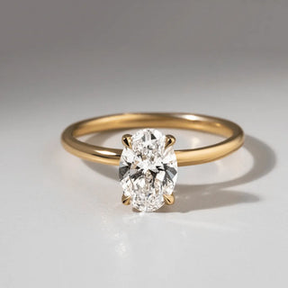 Round Halo, Pave & Split Shank Engagement Ring – 1.93 CT Lab Grown Diamond