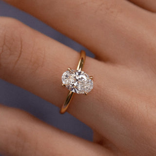 Round Halo, Pave & Split Shank Engagement Ring – 1.93 CT Lab Grown Diamond