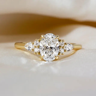 Round Halo, Pave & Split Shank Engagement Ring – 1.93 CT Lab Grown Diamond