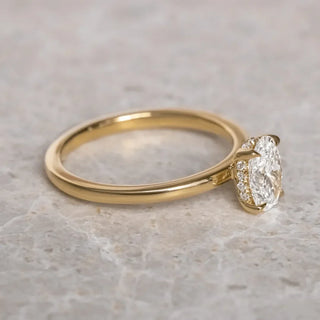 Round Halo, Pave & Split Shank Engagement Ring – 1.93 CT Lab Grown Diamond